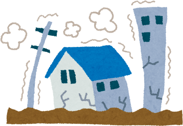 地震 イラスト 無料 Clipart (768x546), Png Download