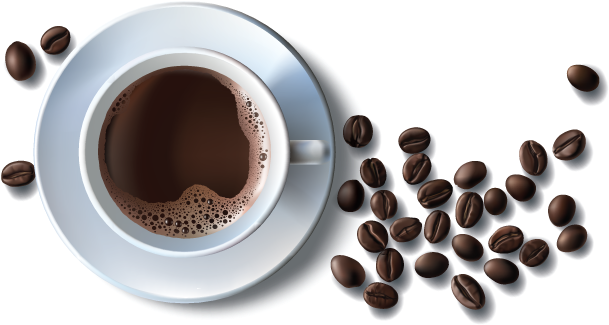 Coffe Cup Top - Coffee Clipart (960x430), Png Download