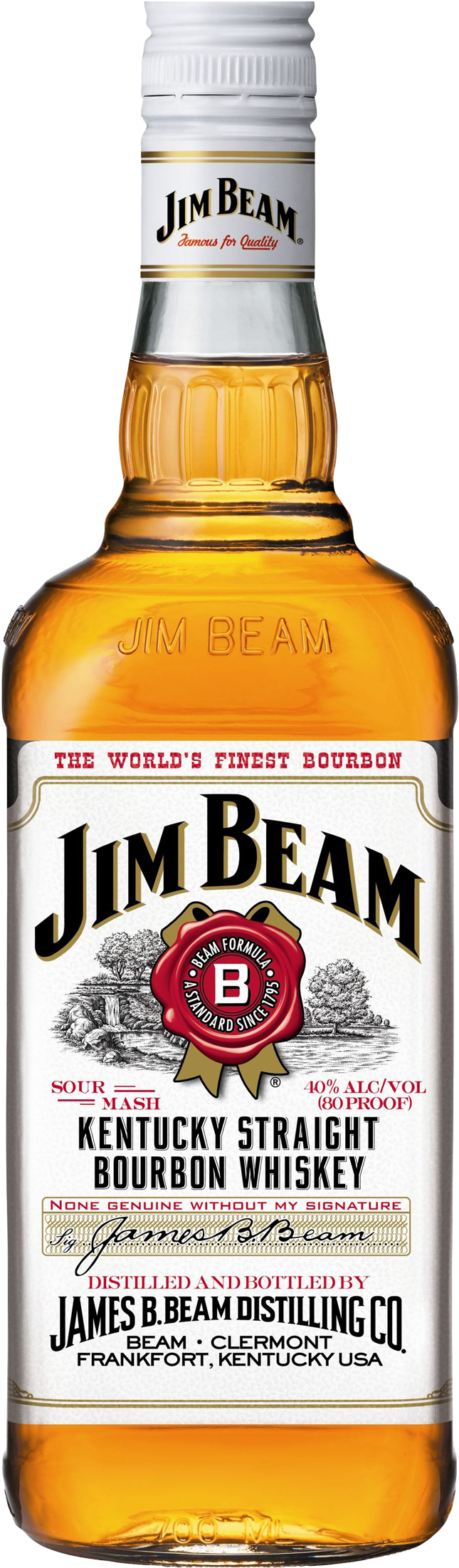 Jim Beam Price In Delhi Clipart (752x2240), Png Download