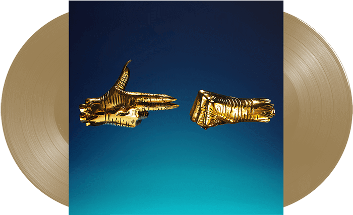 Run The Jewels/run The Jewels 3 Gold Vinyl - Run The Jewels Run The Jewels 3 Vinyl Clipart (750x750), Png Download