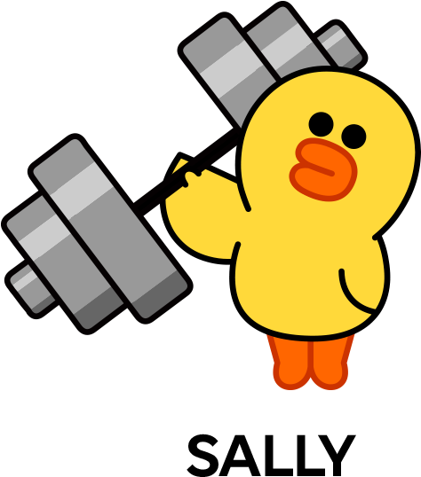라인프렌즈가 궁금해 Line Friends - 라인 샐리 Clipart (960x800), Png Download