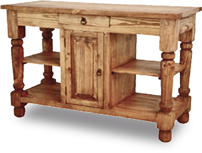 Kitchen Island Santa Rita 54"w X 23"d X 36"h - Sofa Tables Clipart (800x617), Png Download