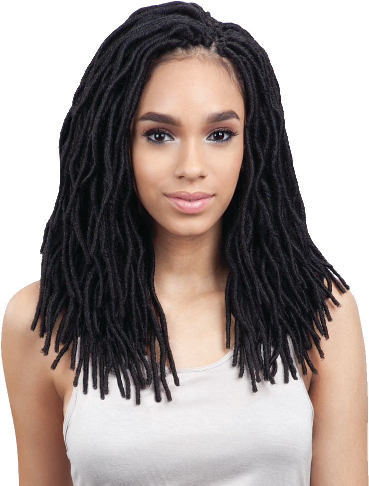 10% Off All Hair-braids - Wavy Faux Locs Crochet Clipart (800x992), Png Download