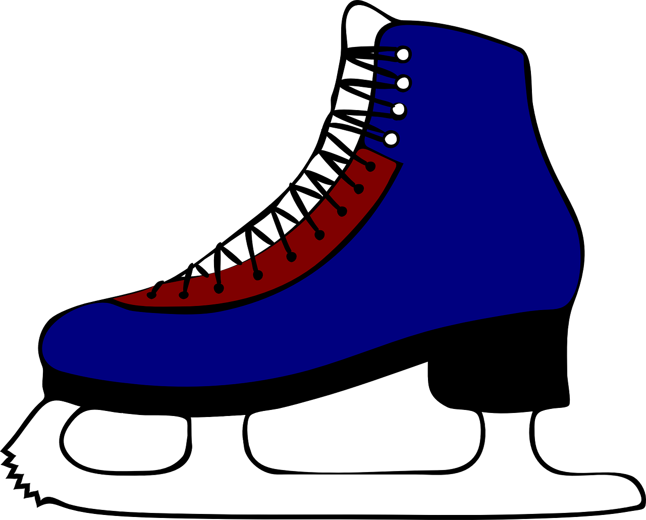 Ice-skates Ice Skating Skates Png Image - Ice Skate Clipart Transparent Png (1280x1030), Png Download