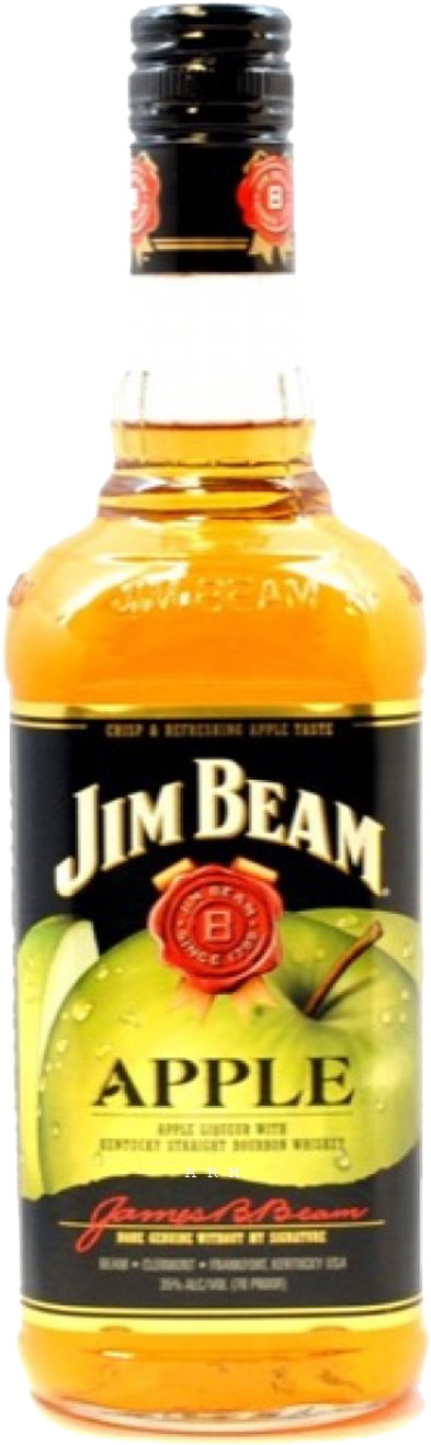 Home - Half Gallon Jim Beam Apple Clipart (650x1350), Png Download