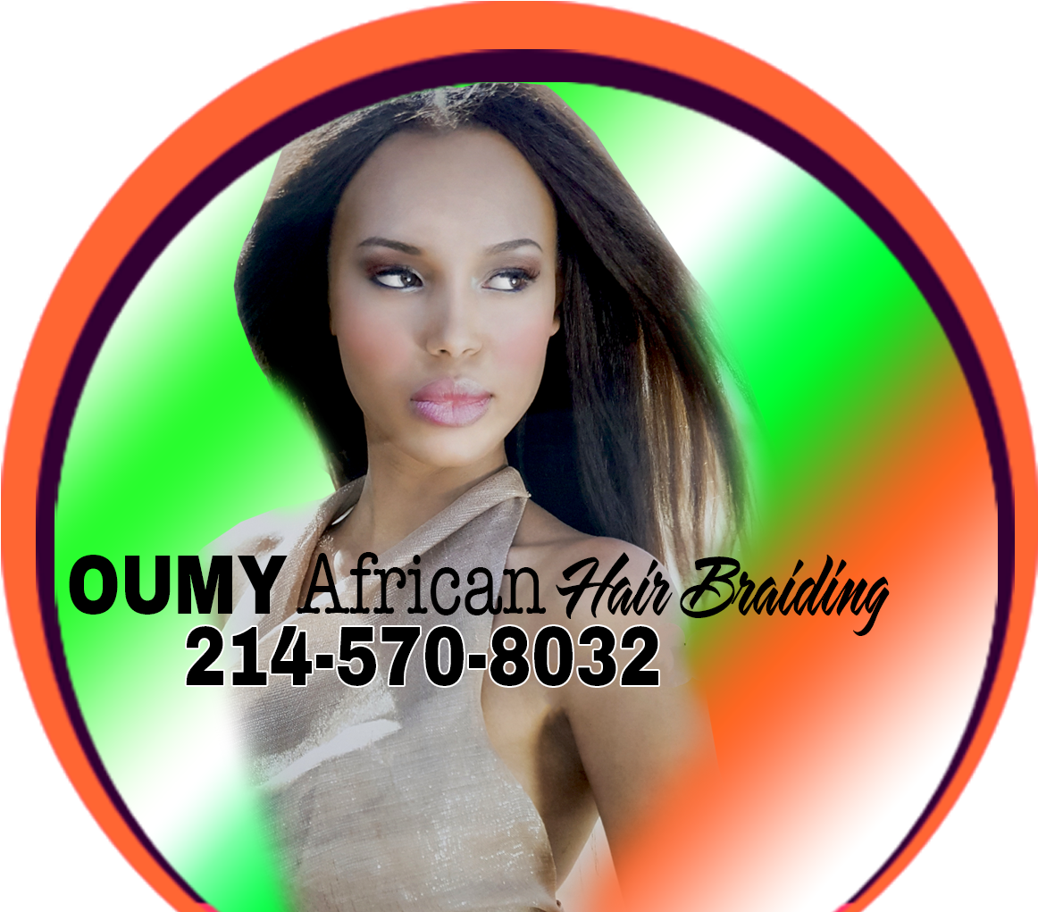 African Hair Braiding - Label Clipart (1204x1026), Png Download