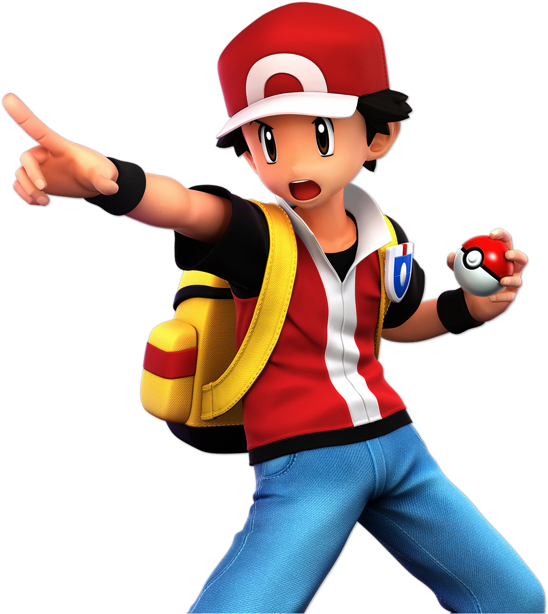 Pokemon Trainer Ultimate Renders 1/2pic - Pokemon Trainer Super Smash Bros Ultimate Clipart (1081x1200), Png Download