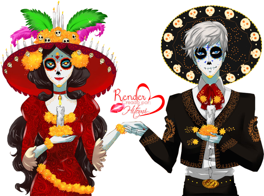 Catrin Y Catrina Png - Catrina La Muerte Clipart (1024x678), Png Download