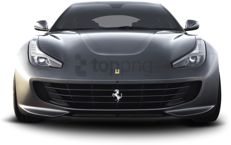 Download Ferrari Front View Png Images Background - Car Front View Png Clipart (850x555), Png Download