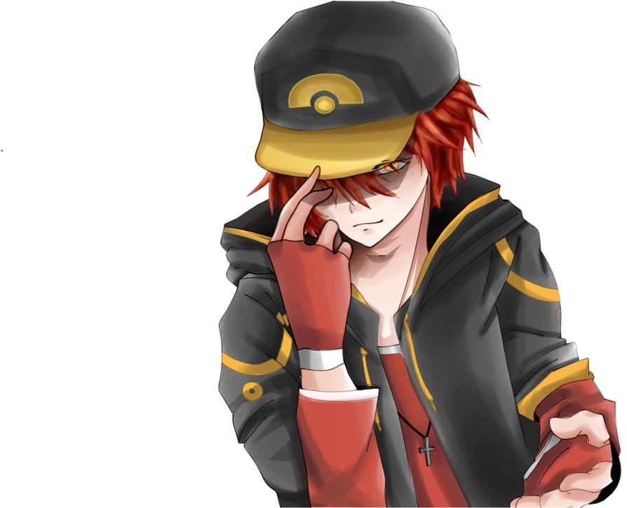 707 As Pokemon Trainer I Mystic Messenger Fanart By - Mystic Messenger 707 Fanart Clipart (894x725), Png Download