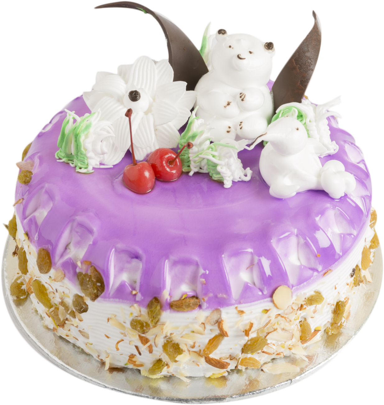 Dry Fruit Cake - Birthday Cake Clipart (1235x1302), Png Download