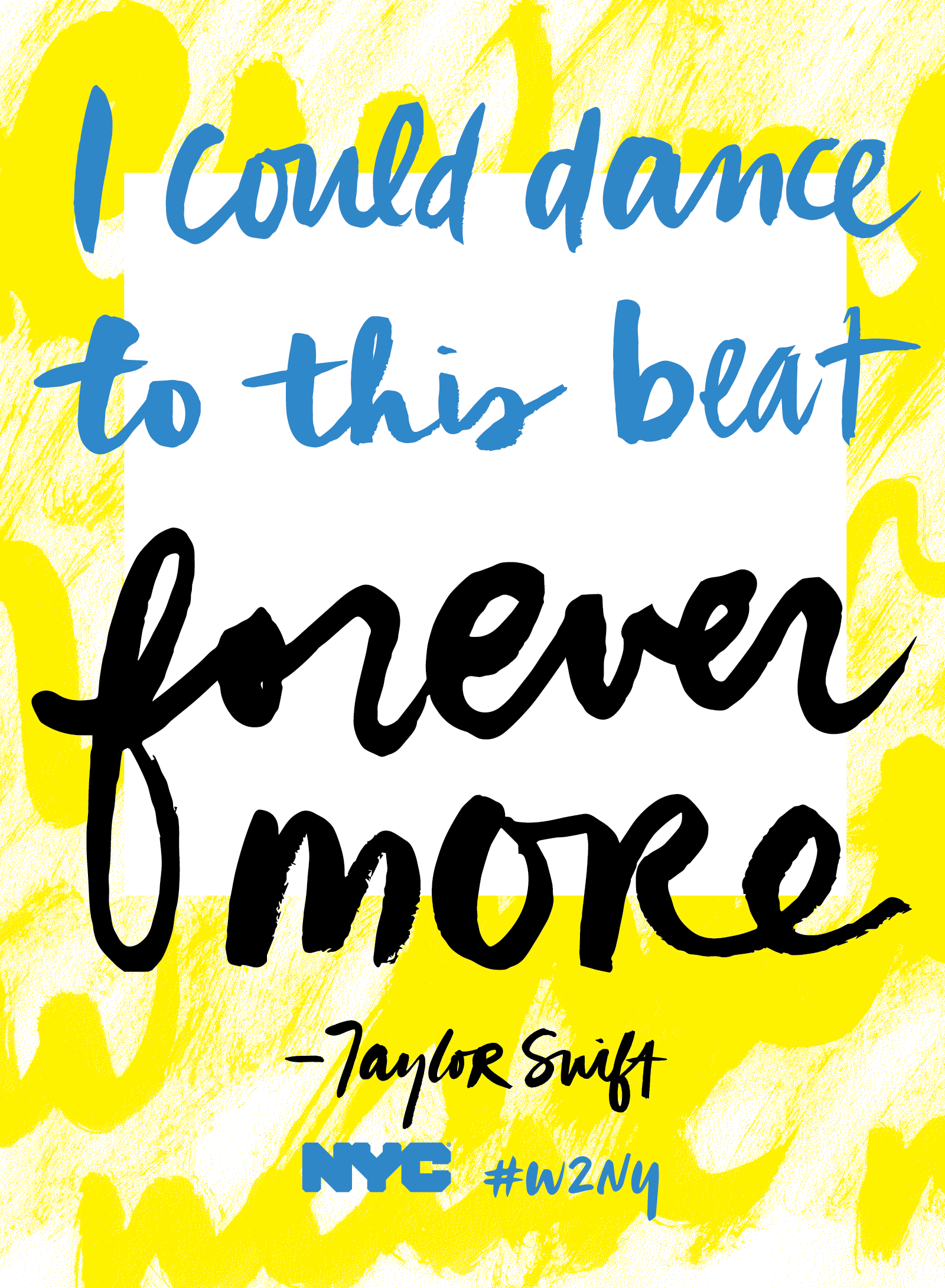 I Could Dance To This Beat Forever More Taylor Swift, - Nyc Clipart (1600x2180), Png Download