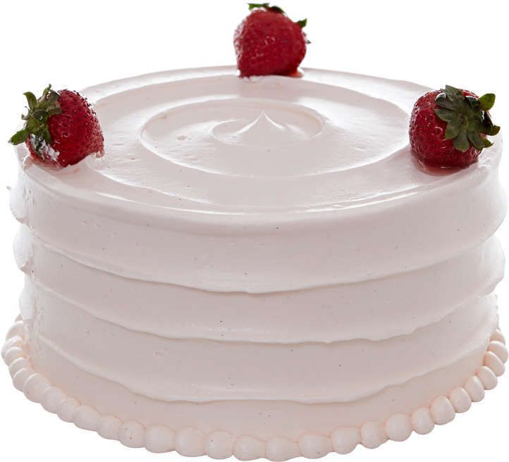 Strawberry Supreme Cake - Fruit Cake Clipart (1345x760), Png Download