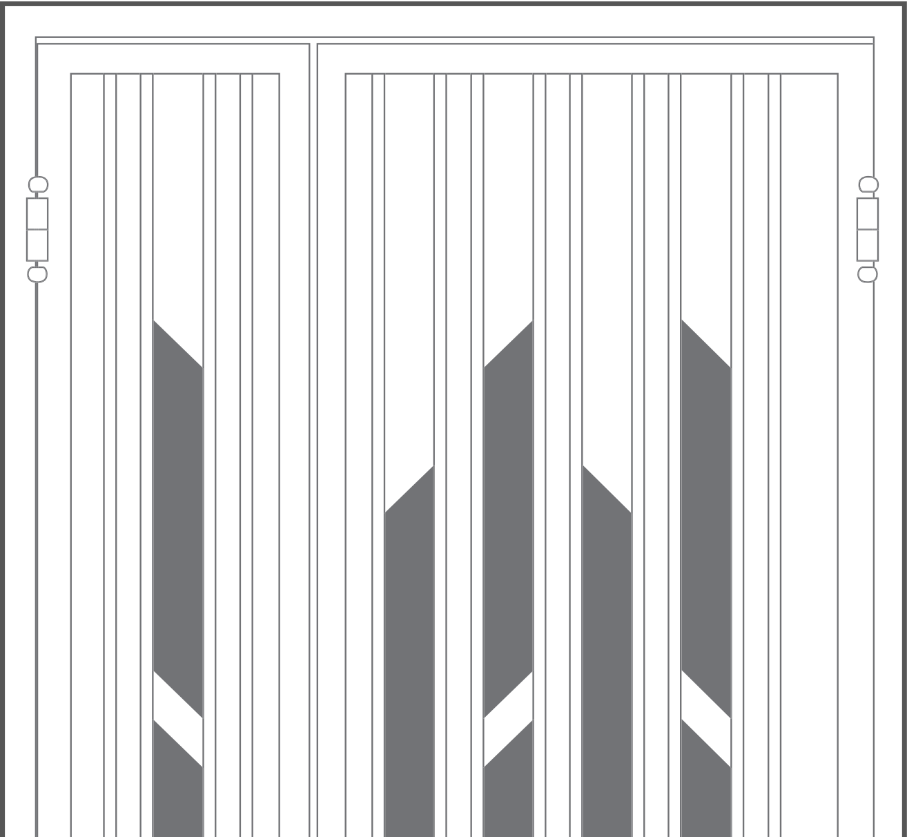 For Metal Gate Installation - Architecture Clipart (1314x1212), Png Download
