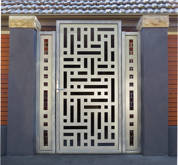 Urban Design Systems - Steel Gates Laser Cut Clipart (1160x558), Png Download