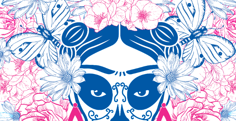 Catrina Ball - Motif Clipart (800x410), Png Download