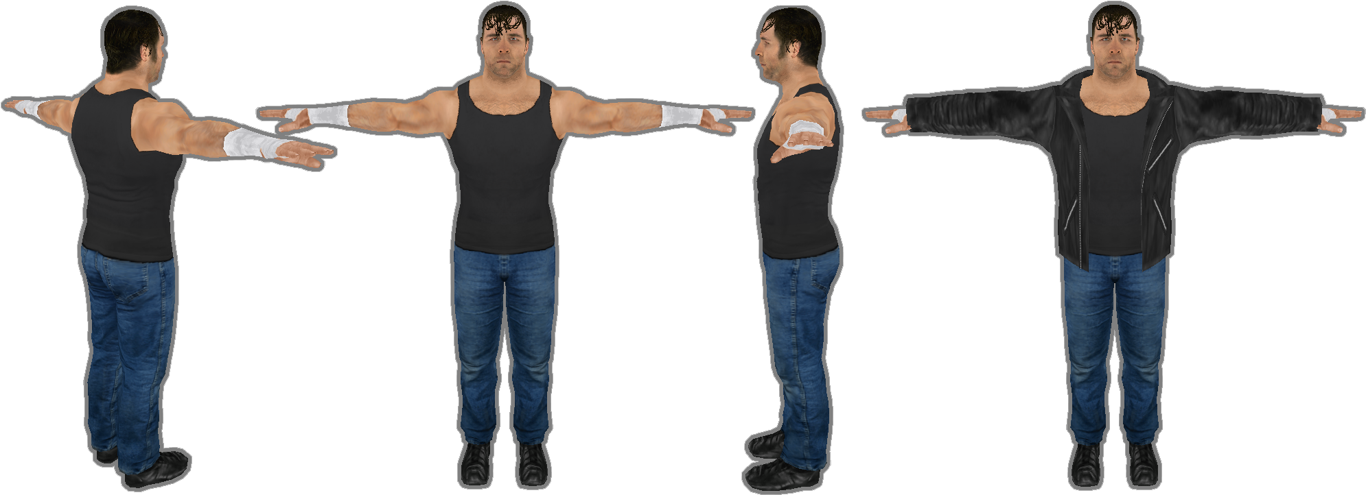 -dean Ambrose - Finn Balor Svr 2011 Psp Clipart (2013x737), Png Download