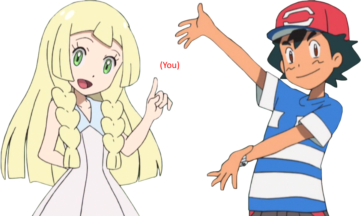Pokémon Sun And Moon Clothing Facial Expression Man - Cartoon Clipart (1280x720), Png Download