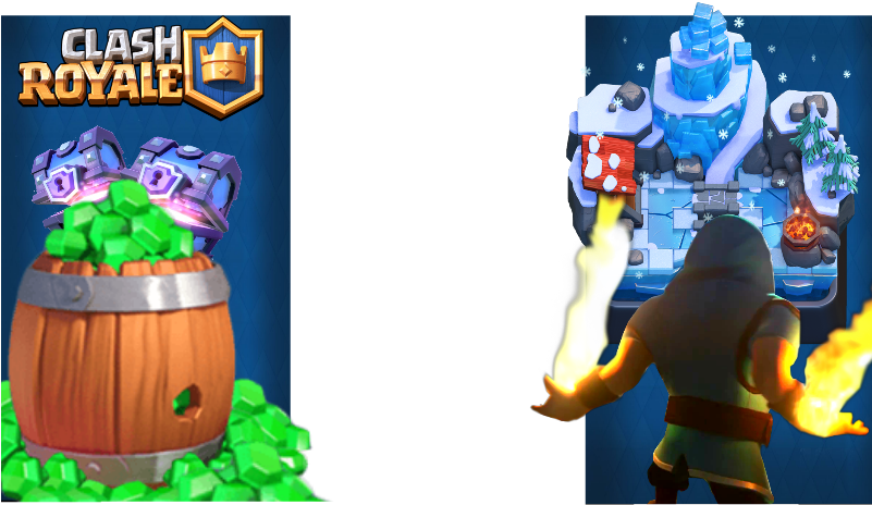 Clash Royale Overlay Png Clipart (800x480), Png Download