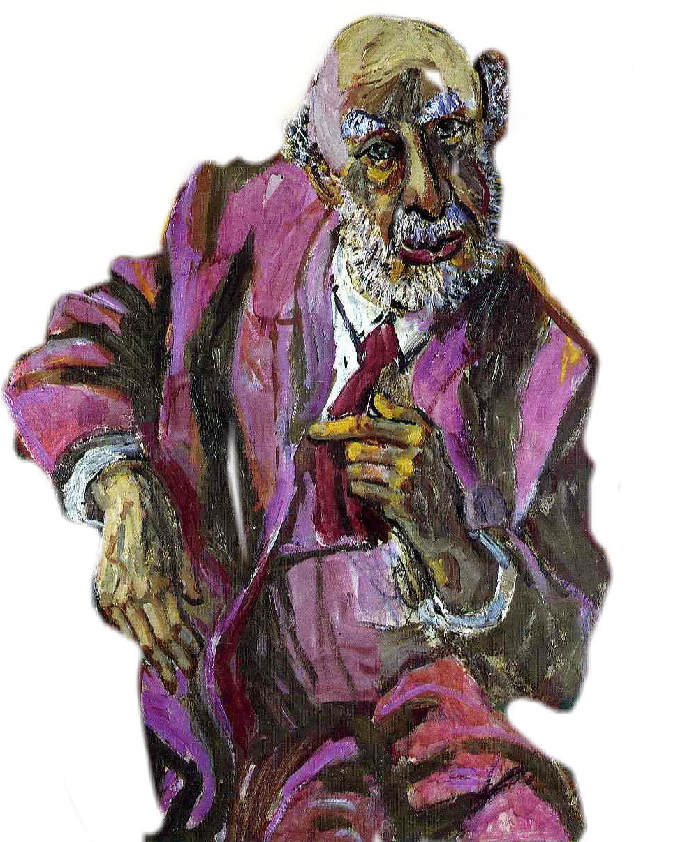 Oldman Sticker - Fritz Perls Otto Dix Clipart (971x1207), Png Download
