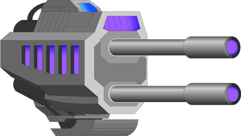 Acxc - Assault Rifle Clipart (817x463), Png Download