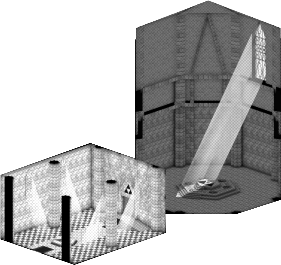 Zelda Ocarina Of Time - Temple Of Time Ocarina Of Time Layout Clipart (1168x1081), Png Download