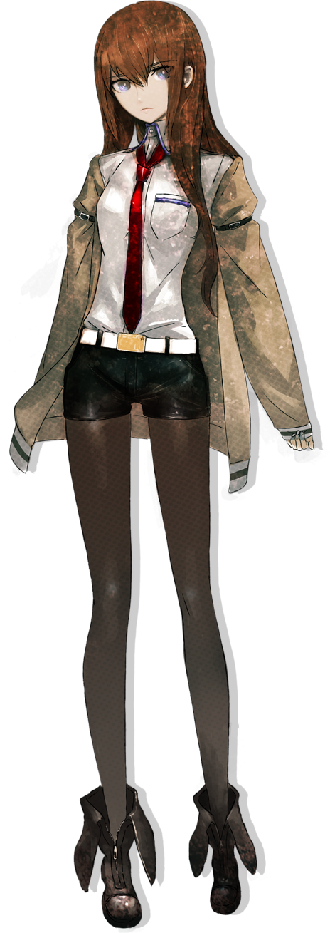 View Samegoogleiqdbsaucenao Makise Kurisu , - Makise Kurisu Shoes Clipart (464x1309), Png Download