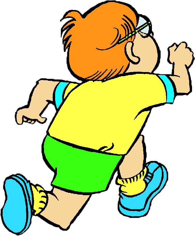 Clipart Child Runner - Kids Running Clip Art - Png Download (669x809), Png Download