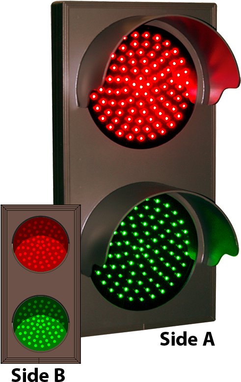 Indicator Dots, Double-faced With Hoods, Vertical, - 12 Volt Led Light Stop Clipart (500x789), Png Download