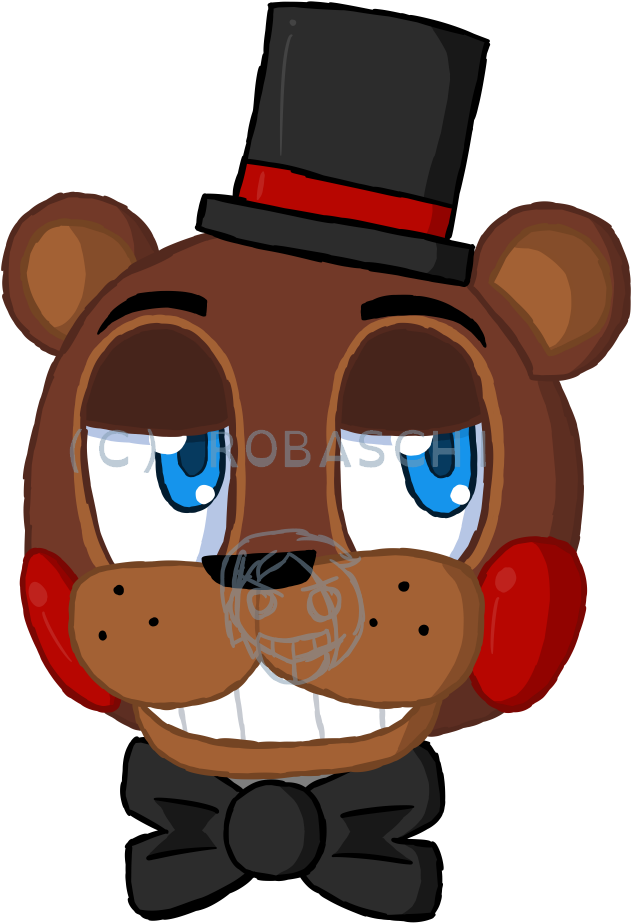 Toy Freddy - Cartoon Clipart (1000x1000), Png Download