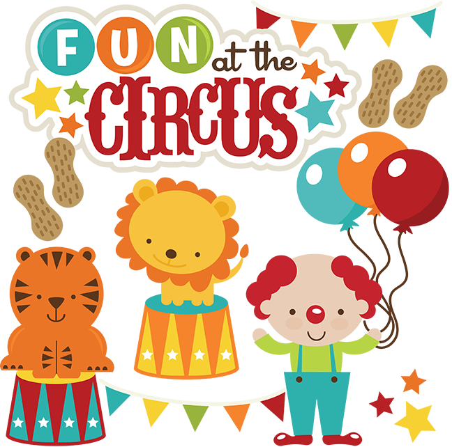 Circus Lion Png - Fun At The Circus Clipart (648x642), Png Download