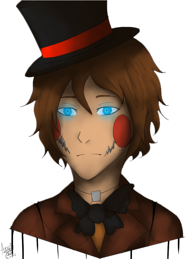 Human Toy Freddy By - Fnaf Anime Human Toy Freddy Clipart (649x859), Png Download