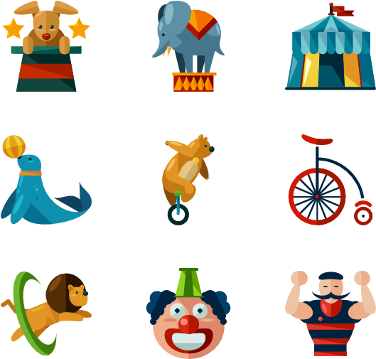 Circus Hd Png - Circus Png Clipart (600x564), Png Download