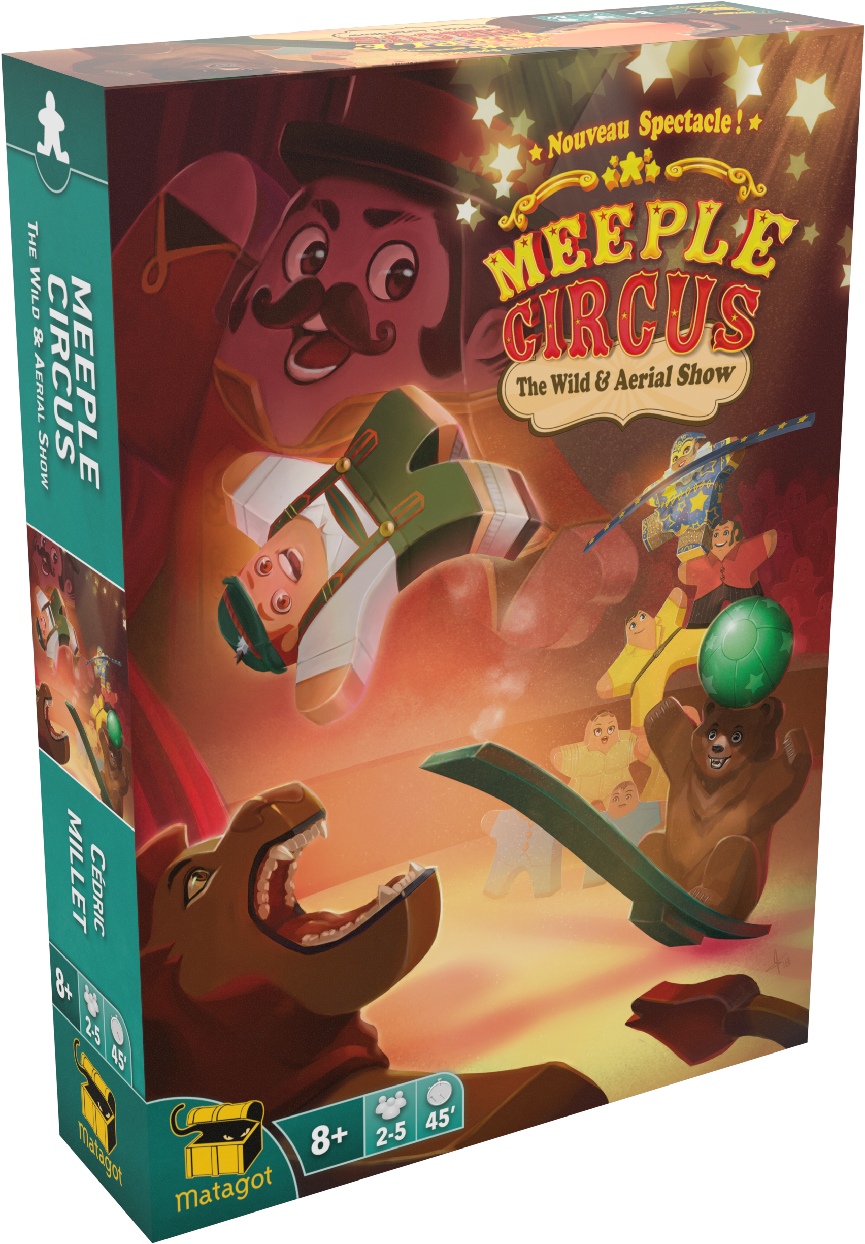 Meeple Circus The Wild Animal & Aerial Show Clipart (2500x2500), Png Download