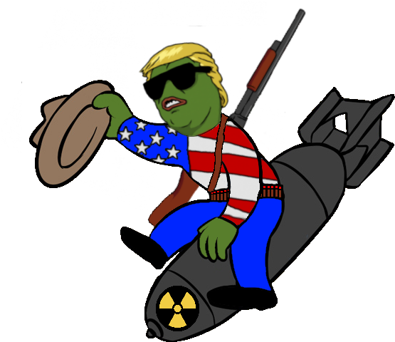 Trump Pepe , - Trump Pepe Clipart (600x609), Png Download