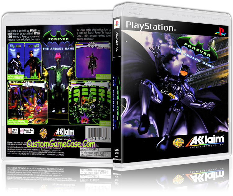 Batman Forever The Arcade Game - Batman Forever Ps1 Clipart (800x631), Png Download