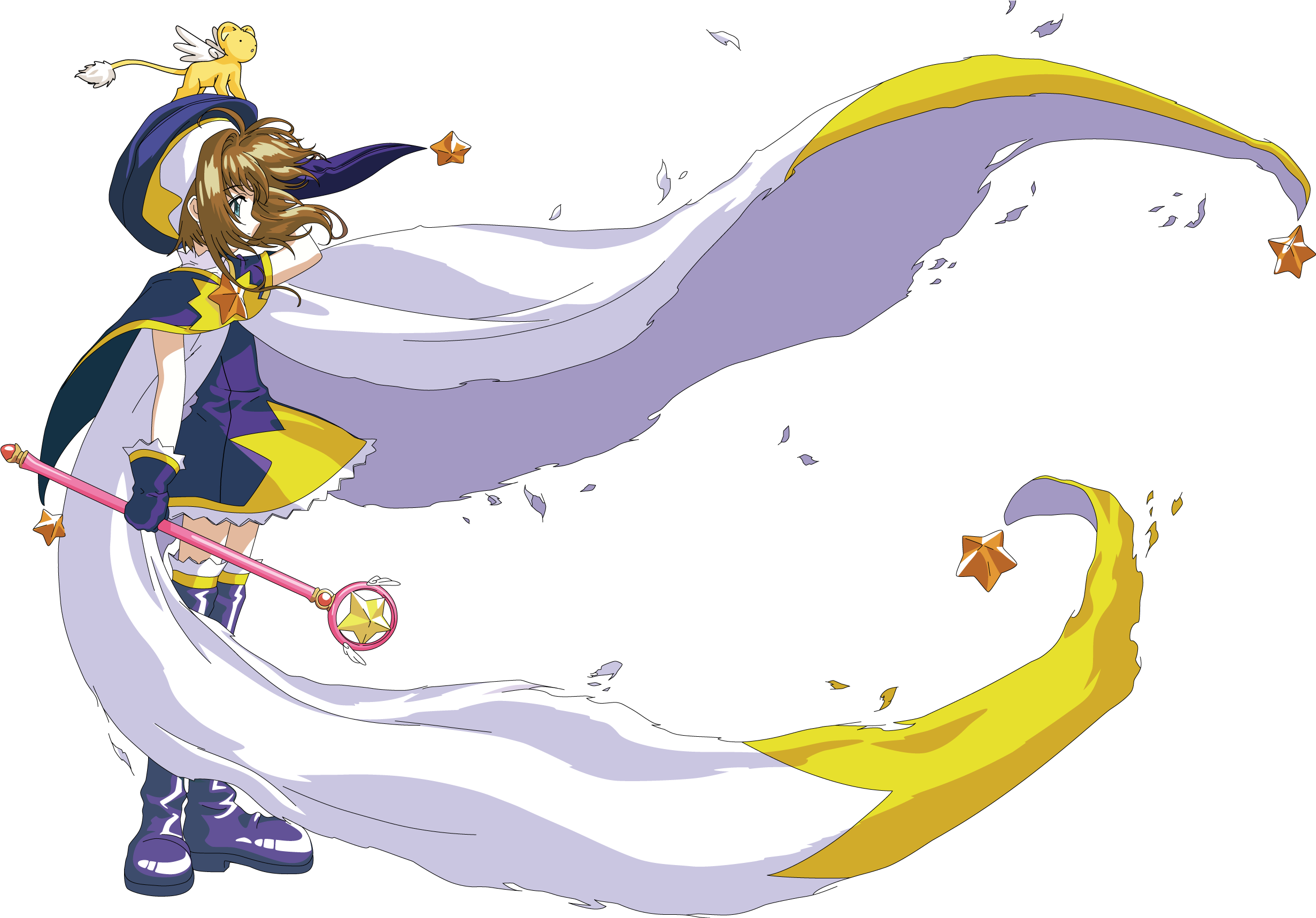 Download Png - Card Captor Sakura Blue Star Costume Clipart (2461x1717), Png Download