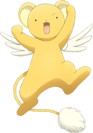Sakura Tange As Sakura Kinomoto - Kero Chan Clear Card Clipart (592x768), Png Download