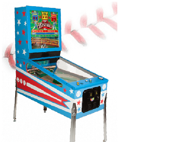 All Star Baseball Pitch And Bat Novelty Arcade Game - Video Game Arcade Cabinet Clipart (668x598), Png Download