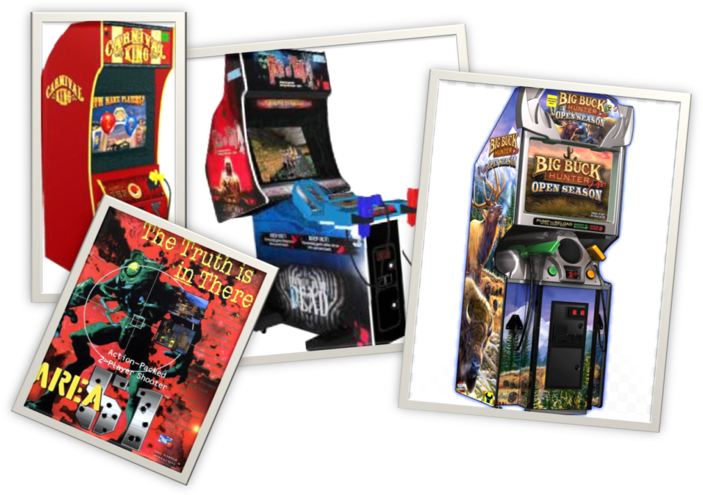 Shootinggames - Area 51 Arcade Game Clipart (1024x727), Png Download