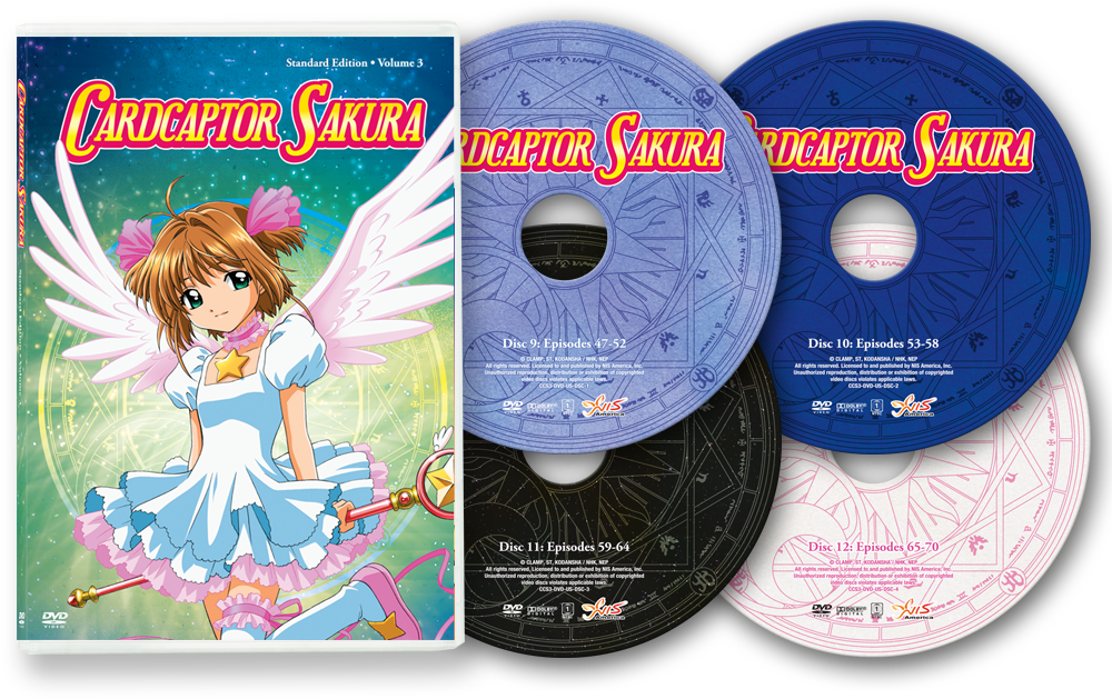 [r1 Dvd] Cardcaptor Sakura, Vol - Cardcaptor Sakura Dvd Clipart (1000x731), Png Download