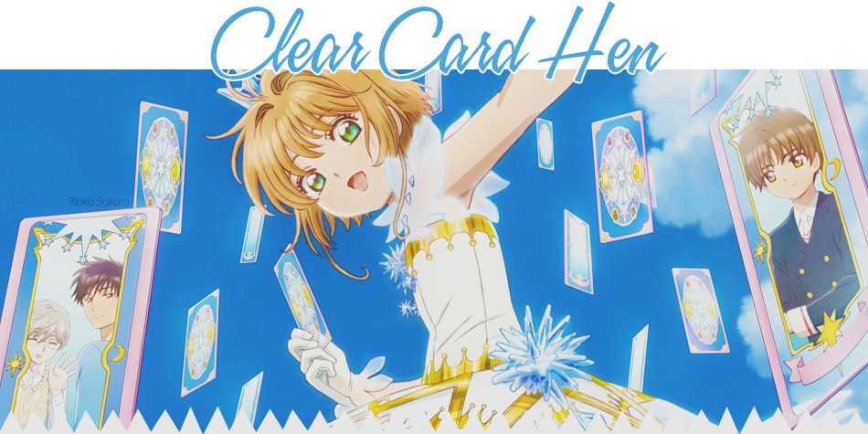 Card Captor Sakura - Sakura Cardcaptors Clear Card Clipart (950x475), Png Download