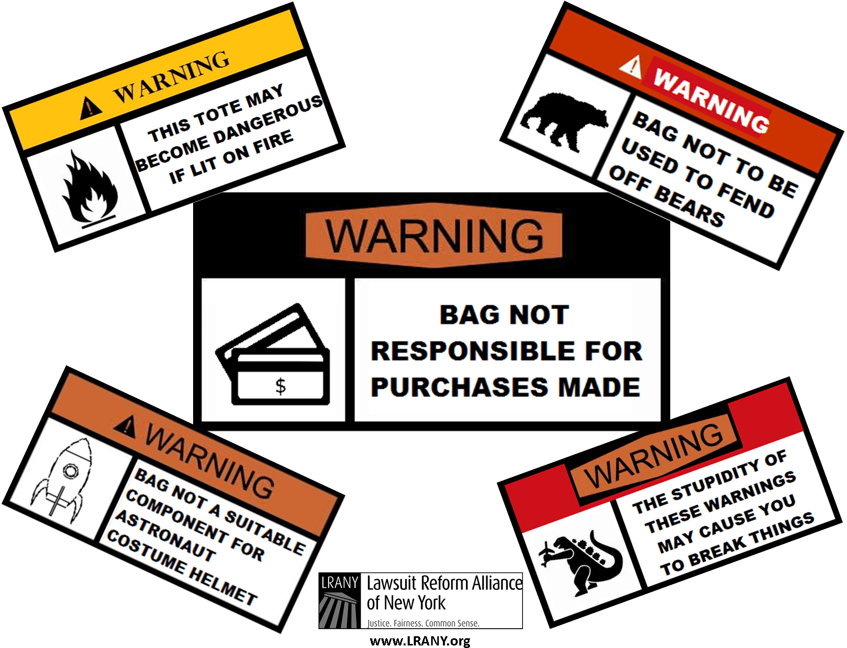 Warning Label Tote - Label Clipart (1657x1280), Png Download
