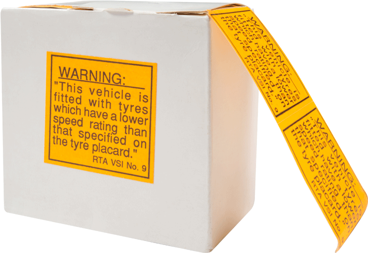 Tyre Rating Warning Label - Box Clipart (800x600), Png Download