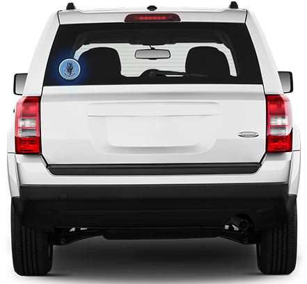 Light Up Jeep Rear View - 2011 Jeep Patriot Rear Clipart (955x431), Png Download