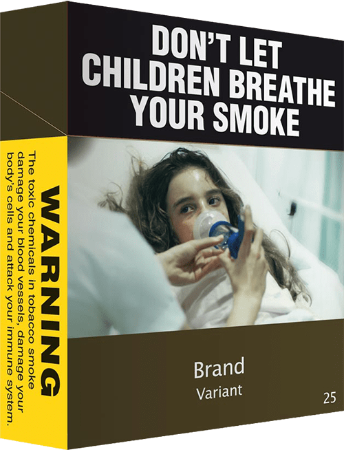 Cigarette Warning - Cigarette Packs Clipart (500x657), Png Download