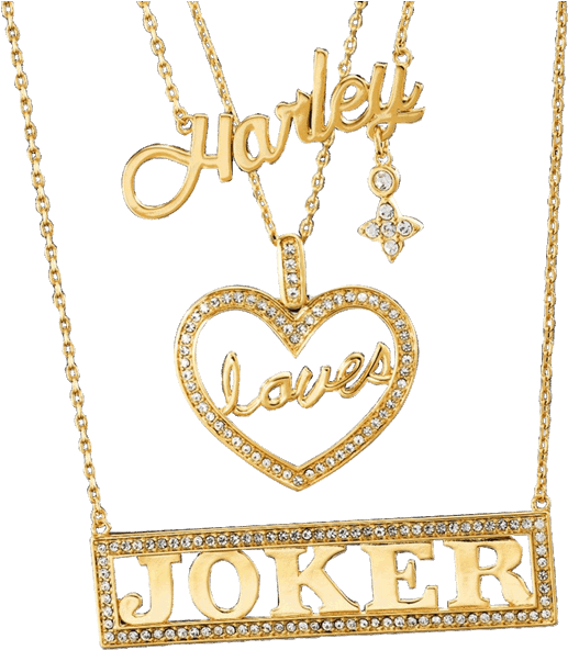 Apparel - Noble Collection Harley Quinn Necklace Clipart (600x600), Png Download