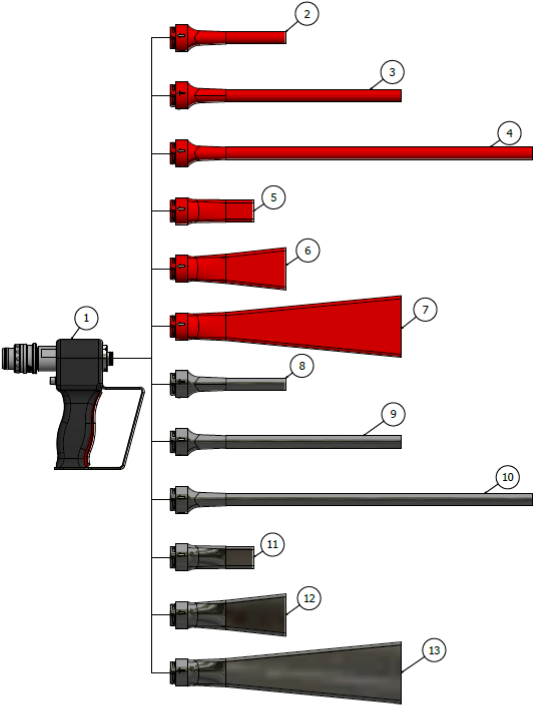 Ly N1 Qc 2 - Gun Barrel Clipart (545x735), Png Download