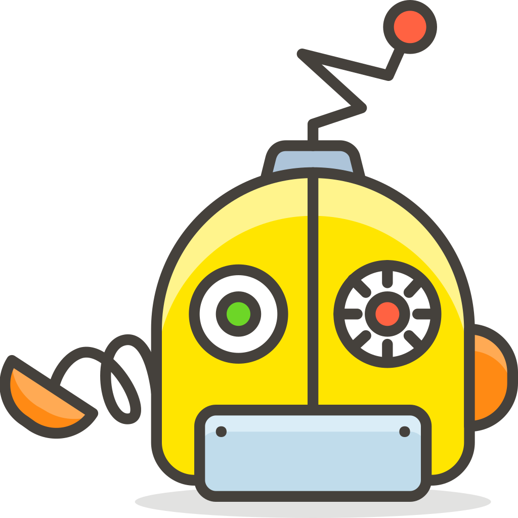 093 Robot Face Clipart (1024x1024), Png Download