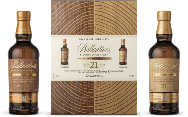 Ballantine's Launches The Ultimate 21 Year Old Signature - Ballantine's 21 Signature Oak Clipart (680x601), Png Download